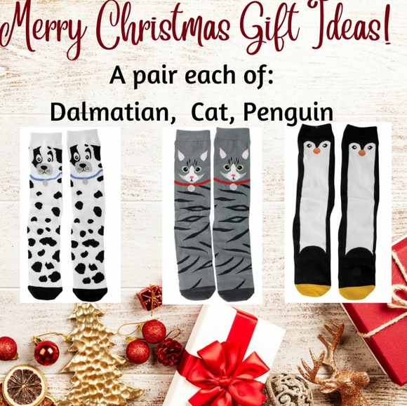 SOCKANIMALS 3 PAIR Animal Face Sock Set - Picture 3 of 11